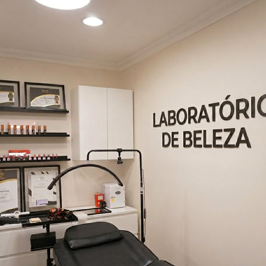 Letras LOWPOLI num espaço