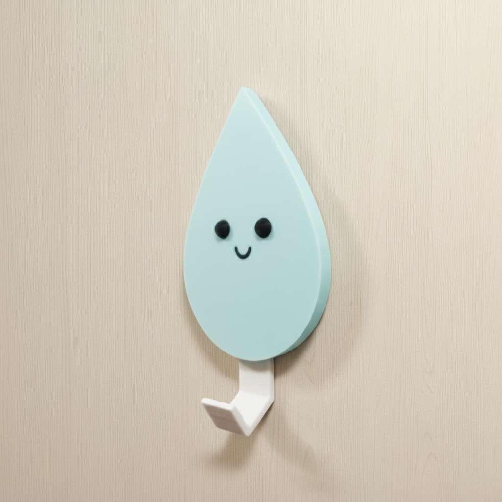 Cabide de Parede Gota Sorriso