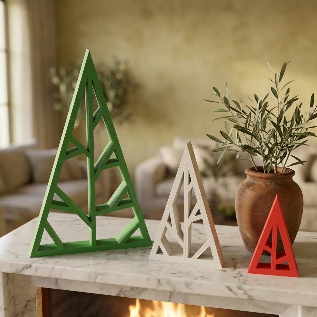 Árvores de Natal geométricas, LOWPOLI