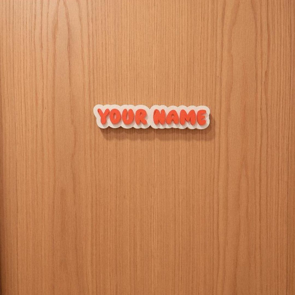 Personalized Bubble Name Tag