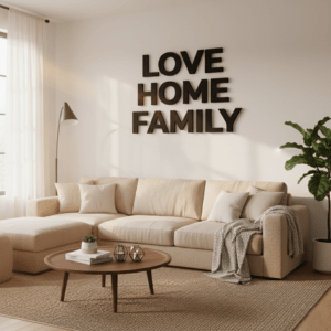 3D Wall Letters | Custom Home Letters | Wall Decor | Eco-Friendly PLA